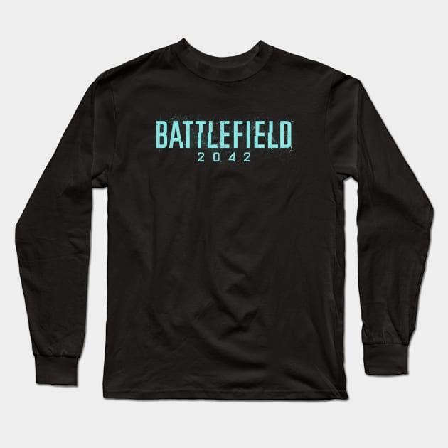 Battlefield 2042 - Logo [Texturized!] Long Sleeve T-Shirt by José Ruiz